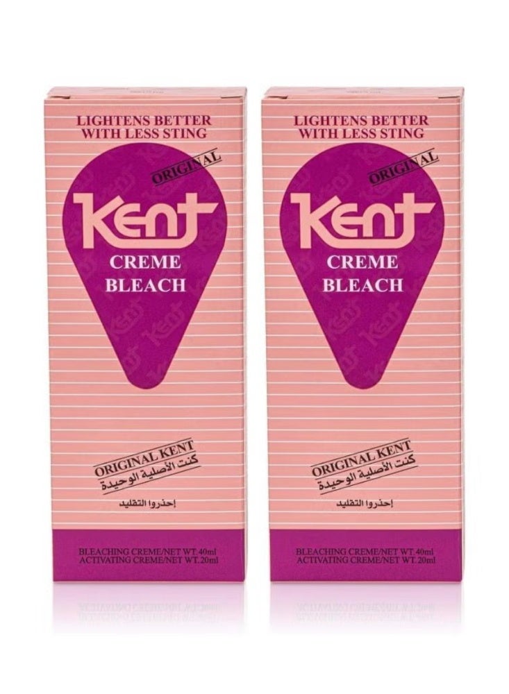 KENt Whitening Cream 40ml Activator Cream 20ml (2 packs)